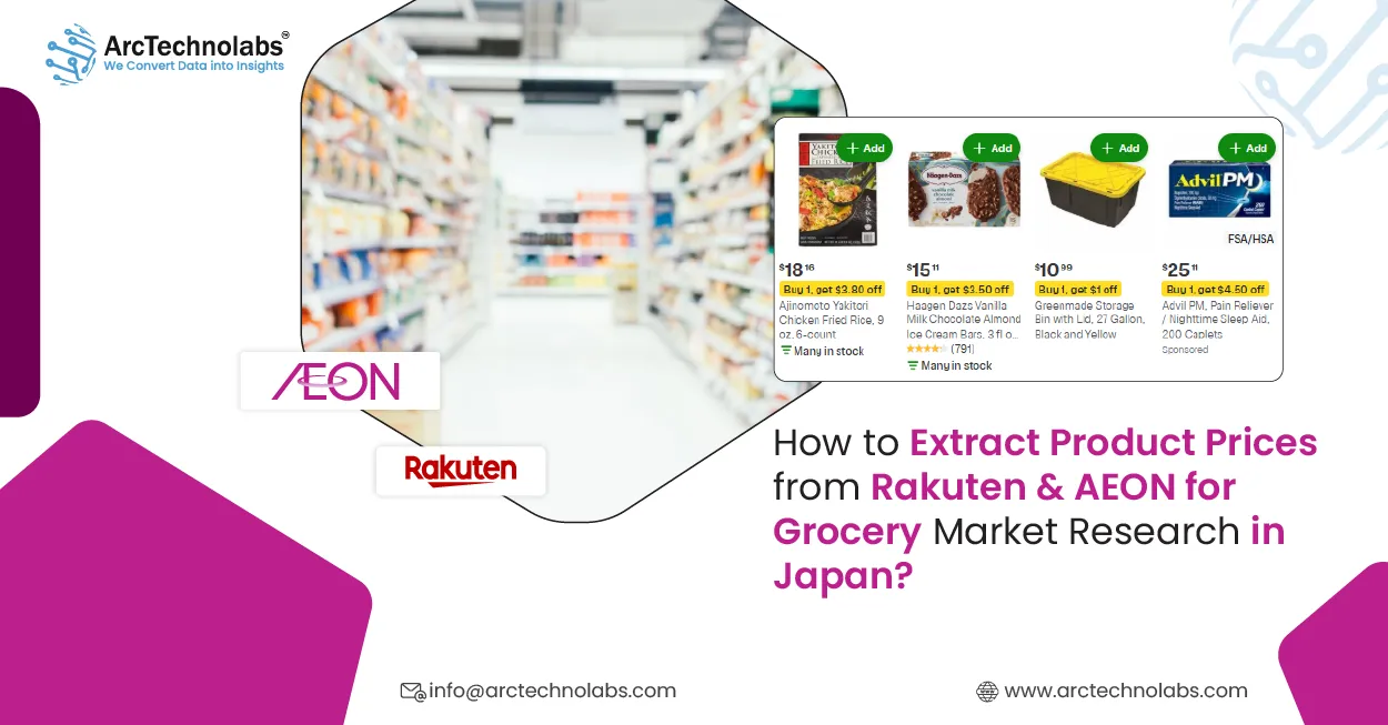 How to Extract Product Prices from Rakuten & AEON for Grocery Market Research in Japan